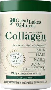 Image of container of Great Lakes Wellness Collagen