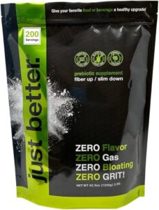 Image of a package of just better fiber