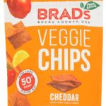 Image of Brad's Veggie Chips in orange pouch.