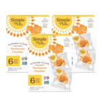 Image of 3 boxes of Simple Mills Farmhouse Cheddar