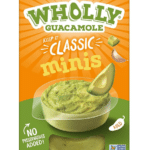 Image of a mini package of Wholly Guacamole for an article presenting these as one of the best road trip snacks to pack in your cooler